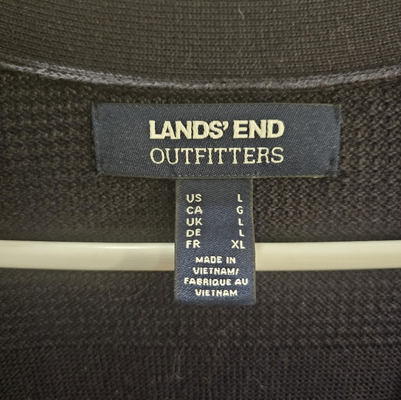 Lands End Outfitters Womans Large Blue Cardigan - Picture 2 of 6